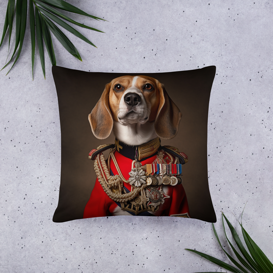 Beagle BritishRoyalGuard Basic Pillow