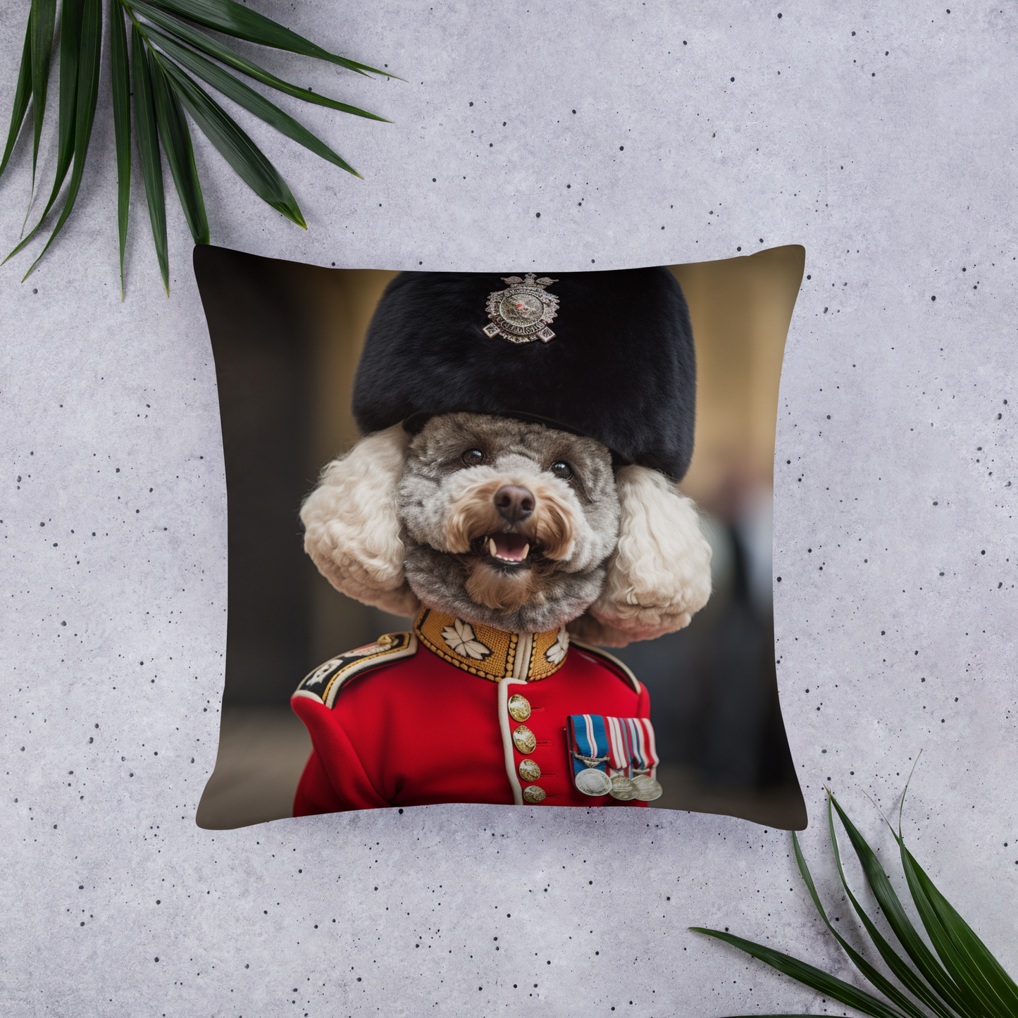 Poodle BritishRoyalGuard Basic Pillow