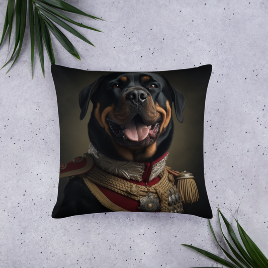 Rottweiler BritishRoyalGuard Basic Pillow