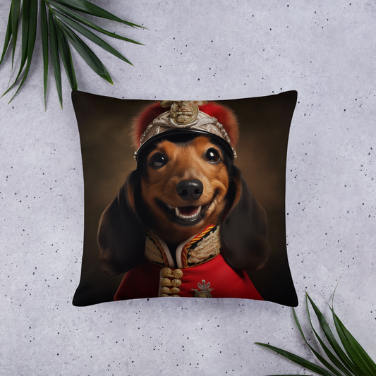 Dachshund BritishRoyalGuard Basic Pillow