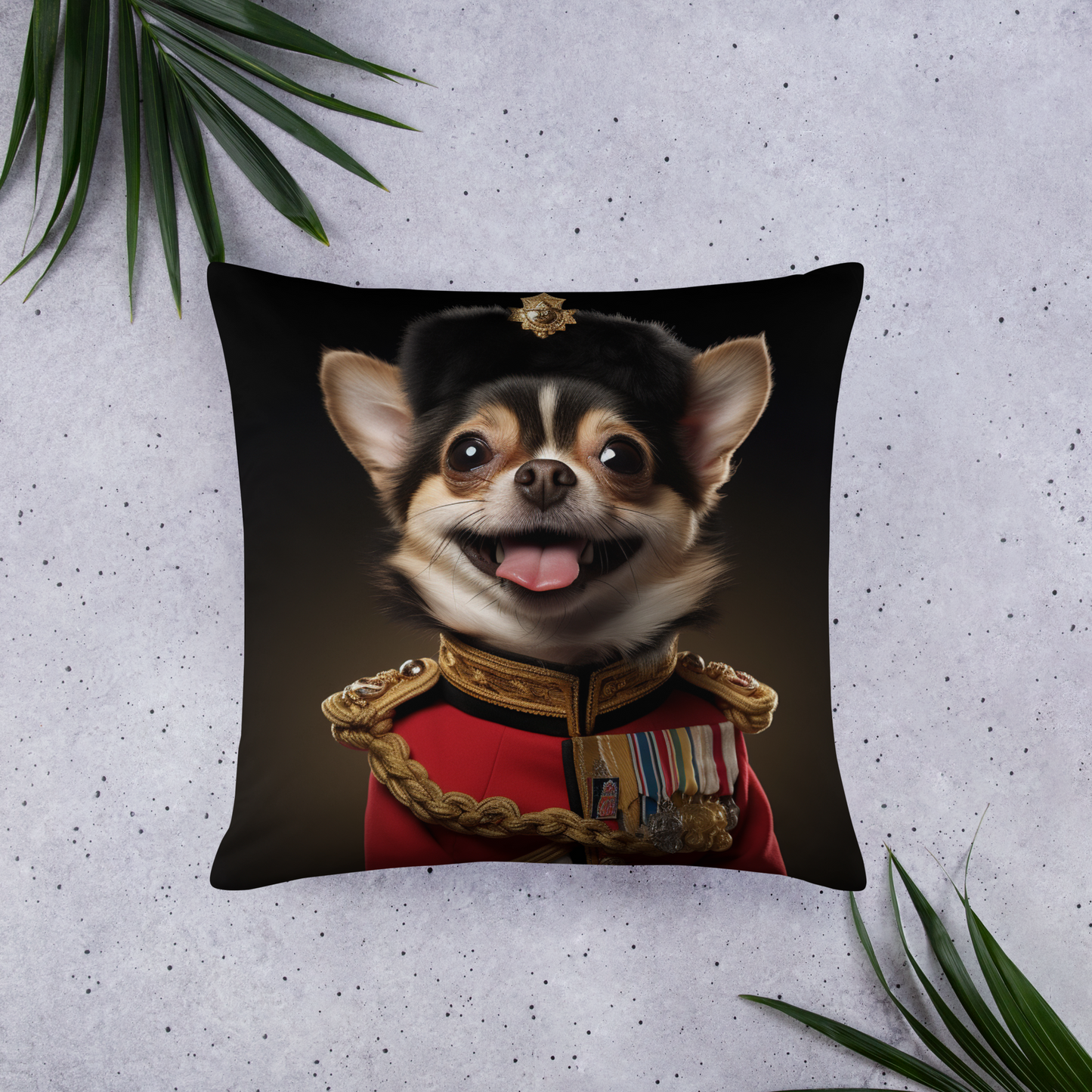 Chihuahua BritishRoyalGuard Basic Pillow