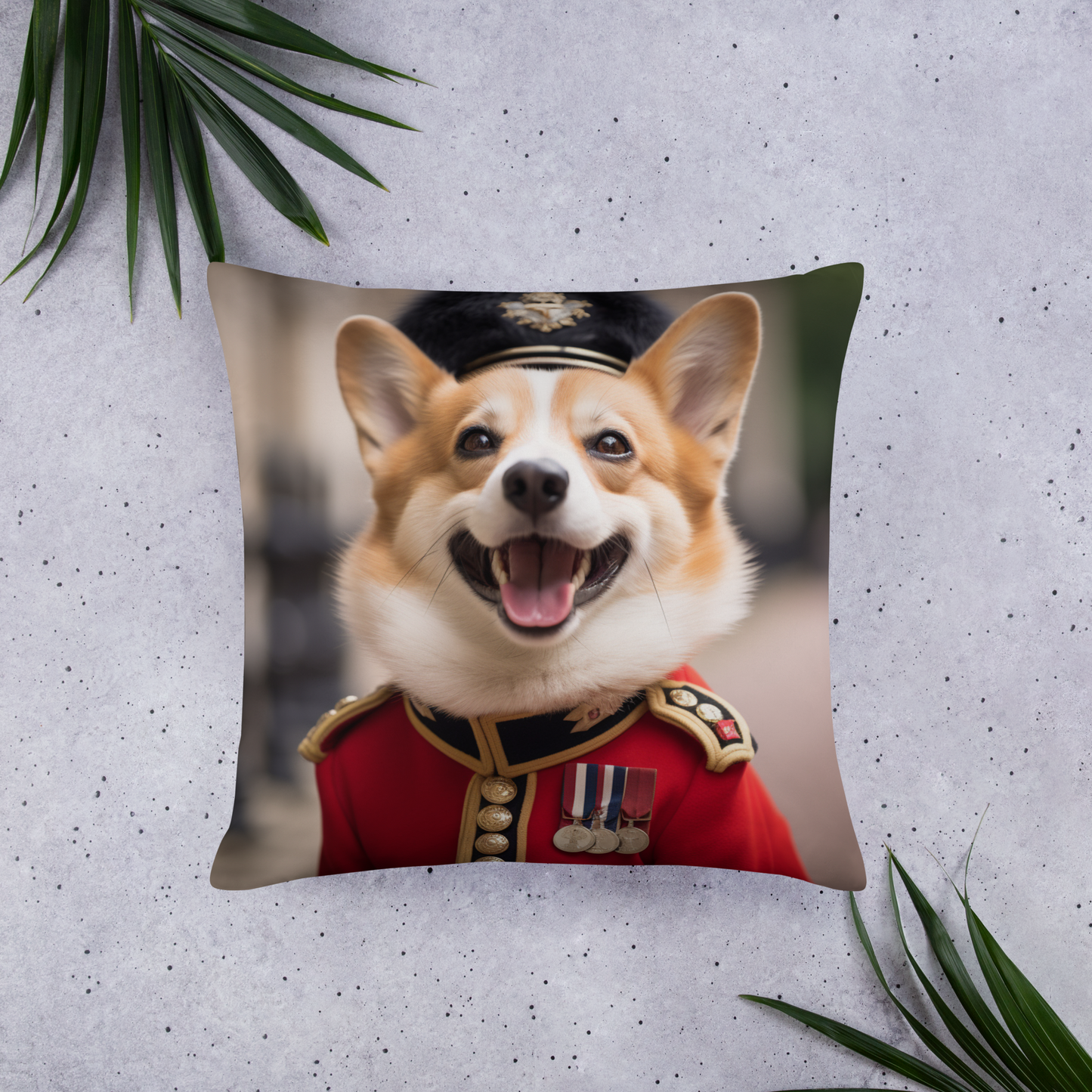 Pembroke Welsh Corgi BritishRoyalGuard Basic Pillow