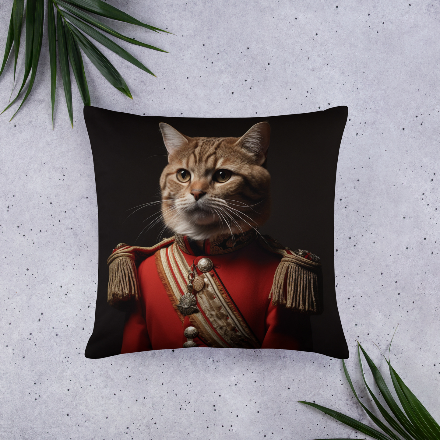 Domestic Shorthair BritishRoyalGuard Basic Pillow