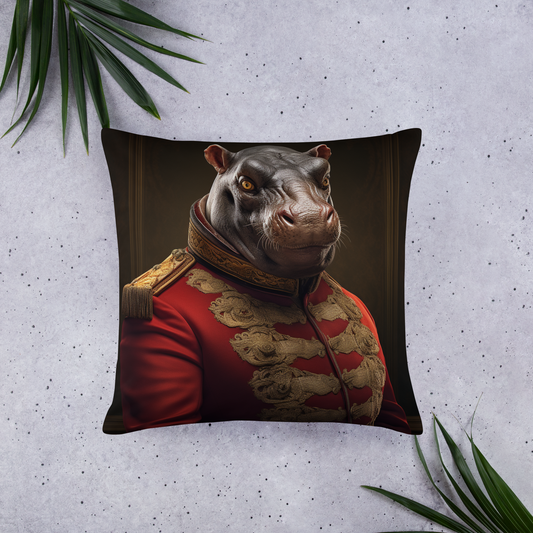 Hippo BritishRoyalGuard Basic Pillow