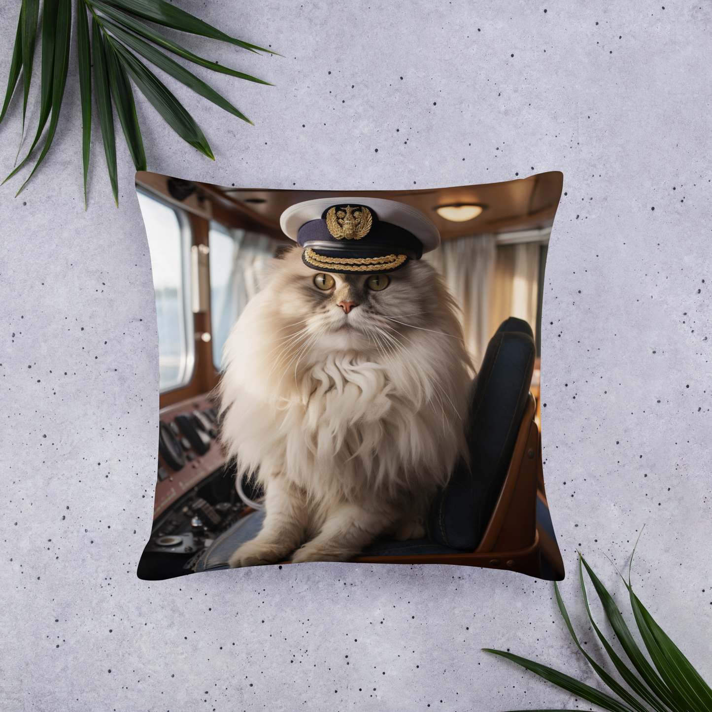 Persian CruiseShipCaptain Basic Pillow