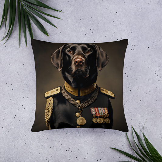 Labrador Retriever NavyOfficer Basic Pillow