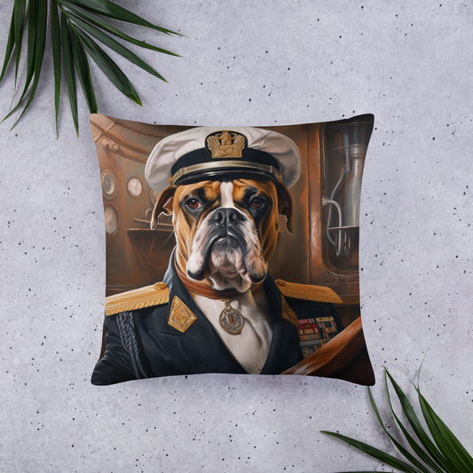 Boxer NavyOfficer Basic Pillow