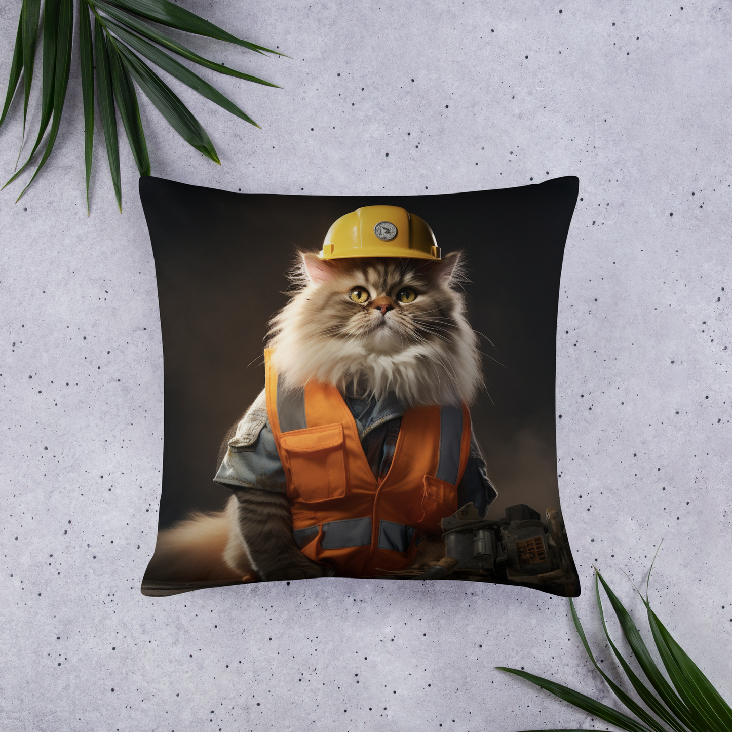 Persian ConstructionWorker Basic Pillow