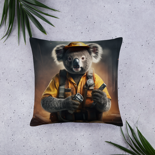 Koala ConstructionWorker Basic Pillow