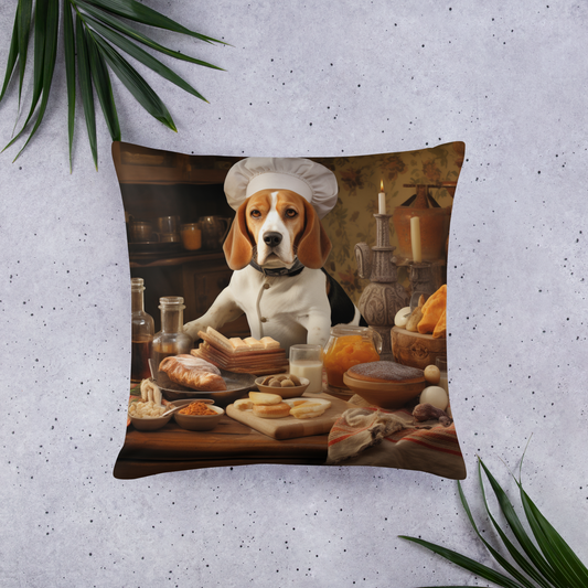 Beagle Chef Basic Pillow