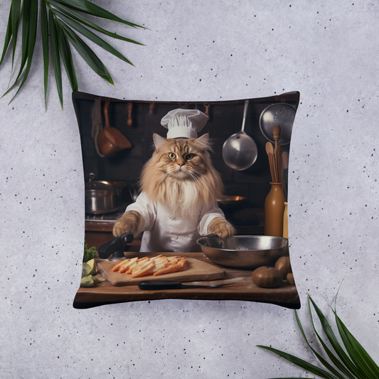 Maine Coon Chef Basic Pillow