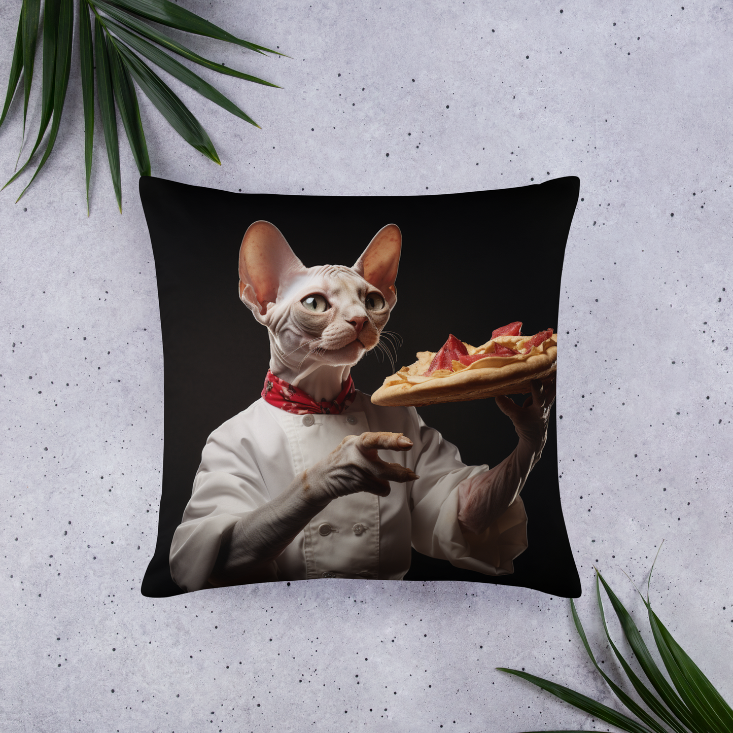 Sphynx Chef Basic Pillow