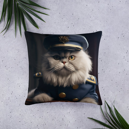 Persian Air Force Officer Basic Pillow