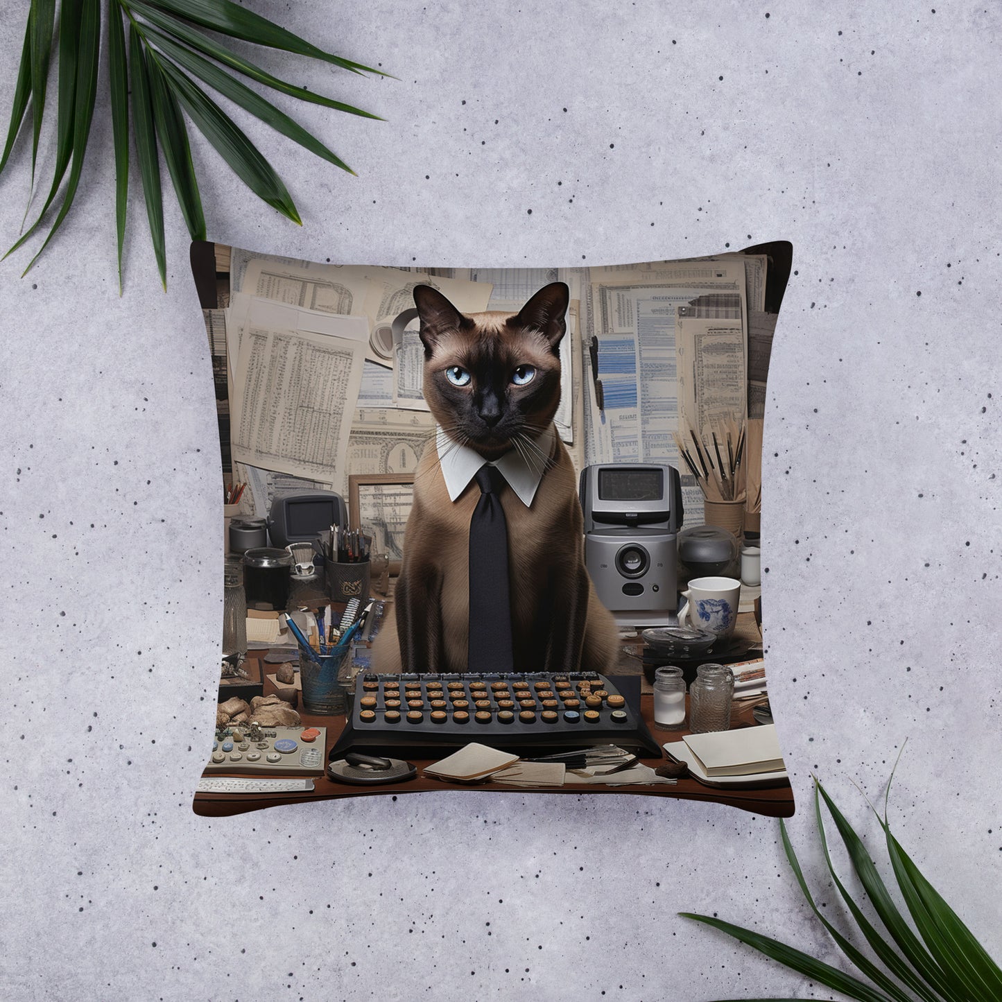 Sphynx Military Person Basic Pillow