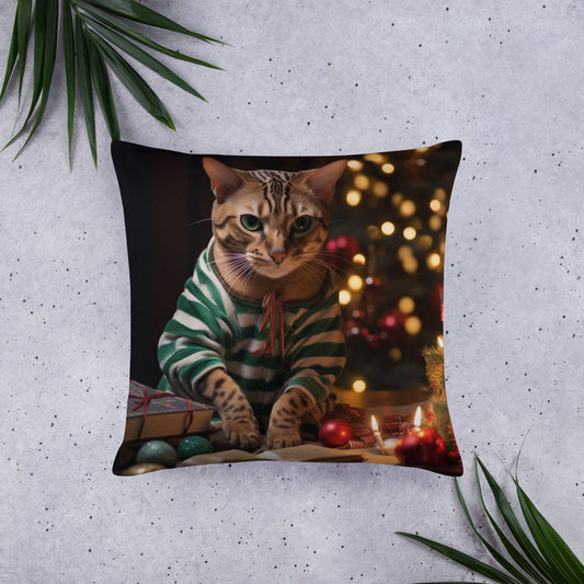 Bengal Christmas Basic Pillow