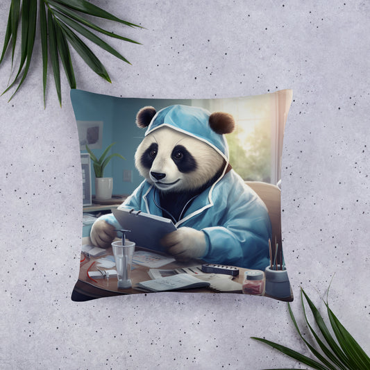 Panda Nurse Basic Pillow