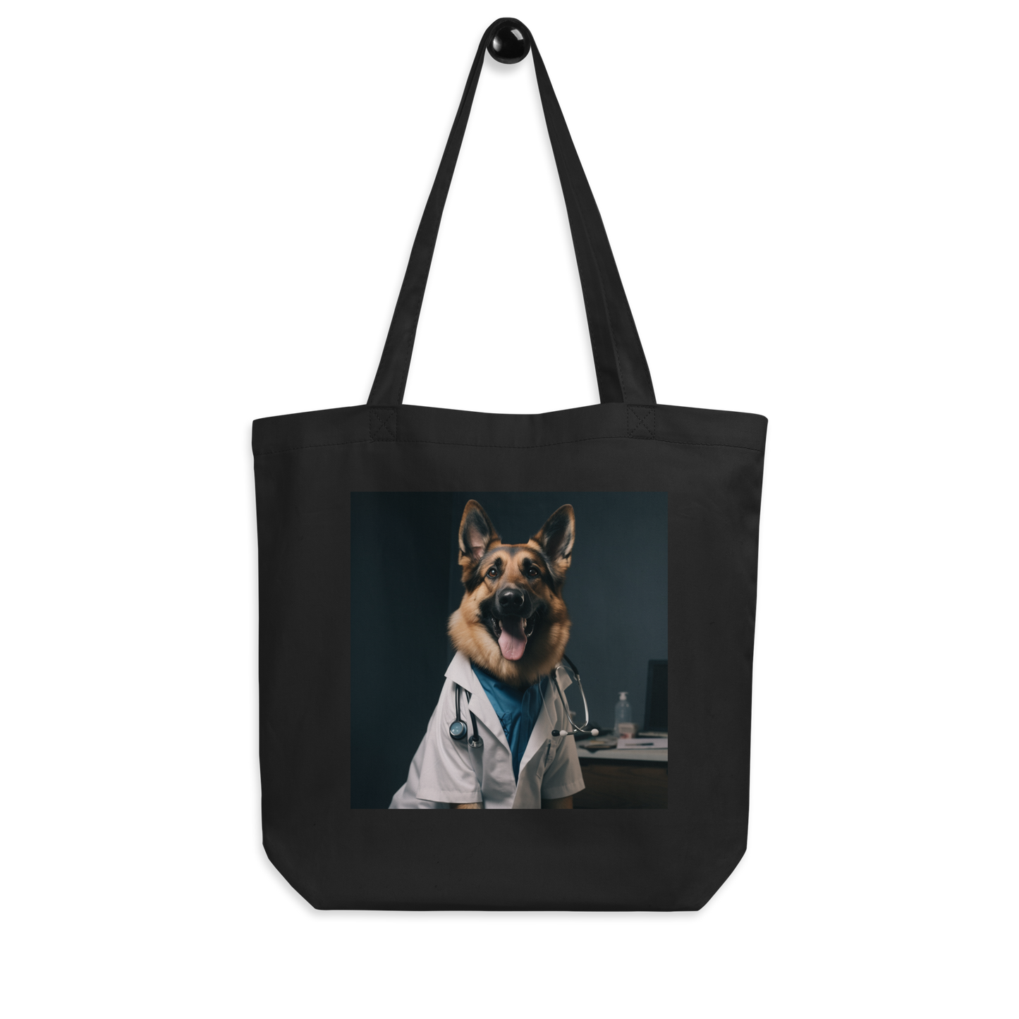 German Shepherd Doctor Eco Tote Bag