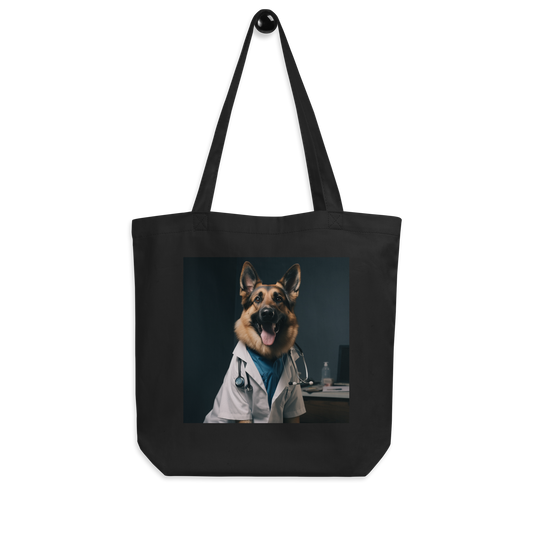 German Shepherd Doctor Eco Tote Bag