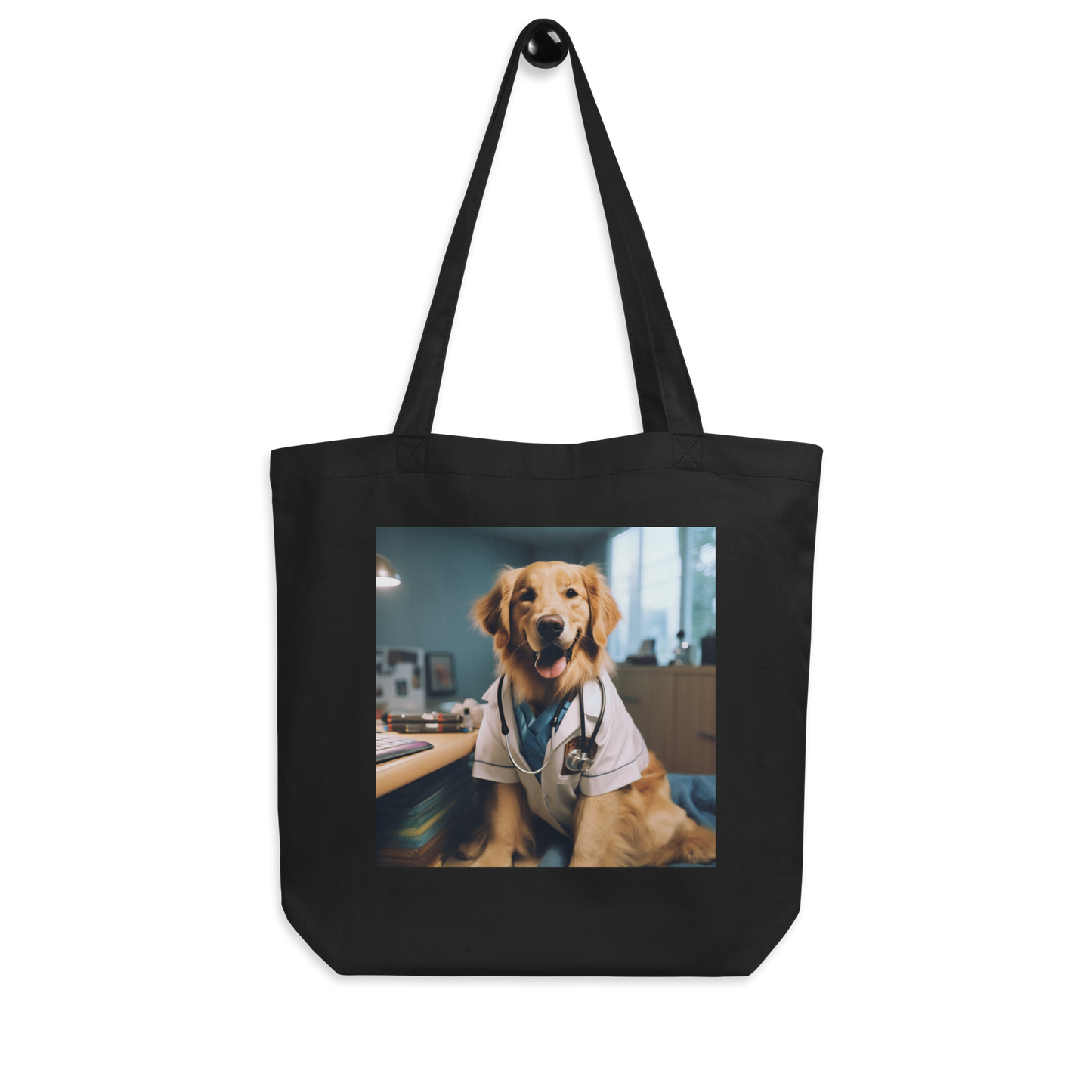 Golden Retriever Doctor Eco Tote Bag