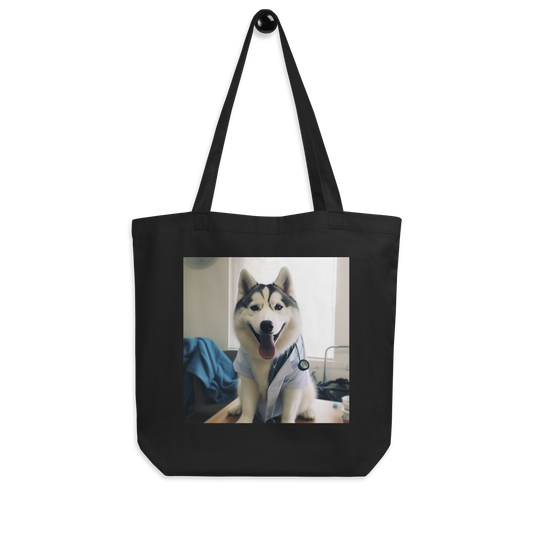 Siberian Husky Doctor Eco Tote Bag