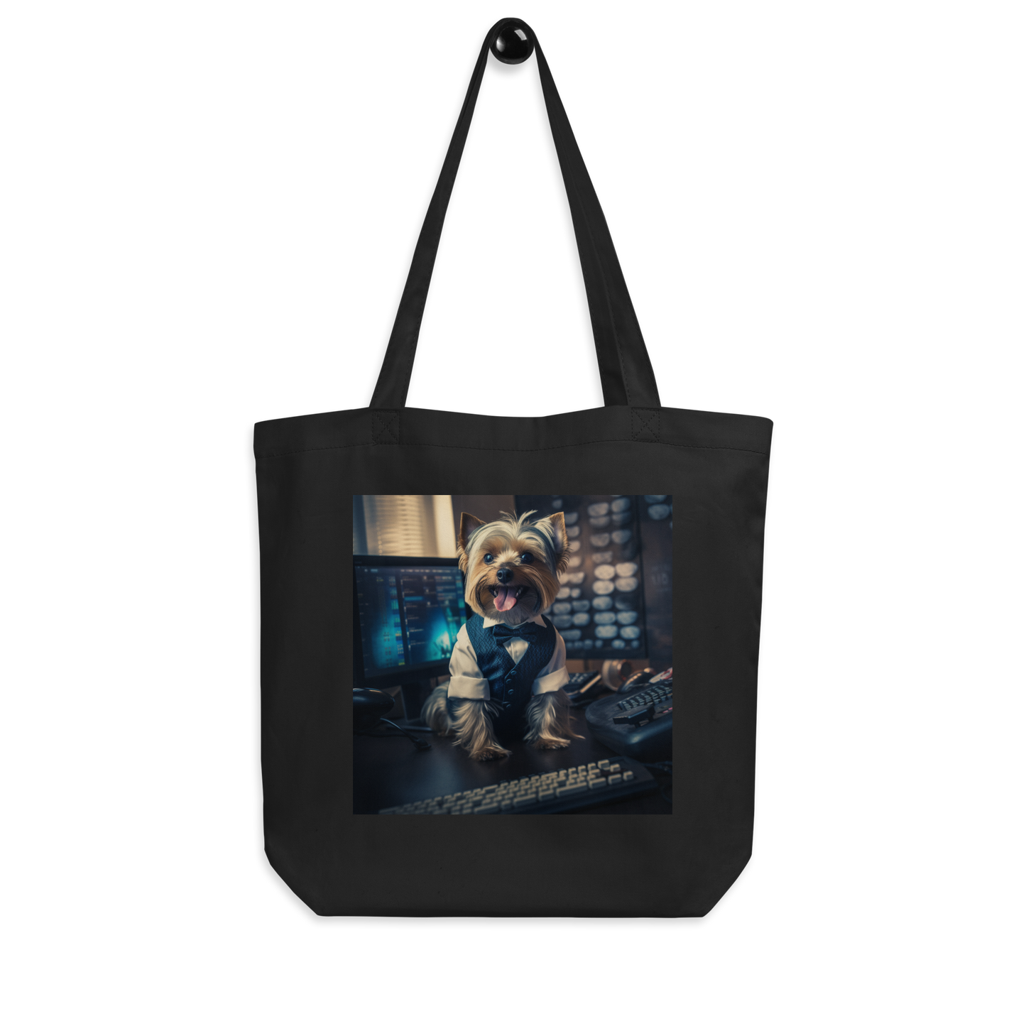 Yorkshire Terrier Stock Trader Eco Tote Bag