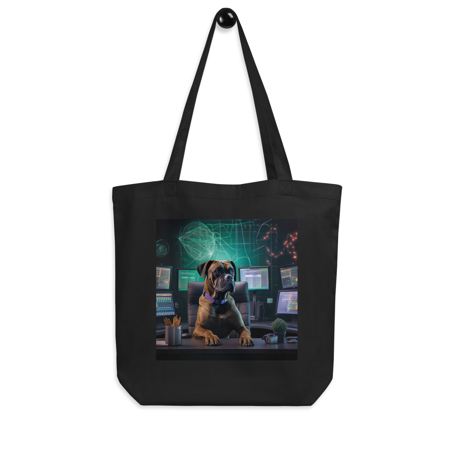 Boxer Stock Trader Eco Tote Bag