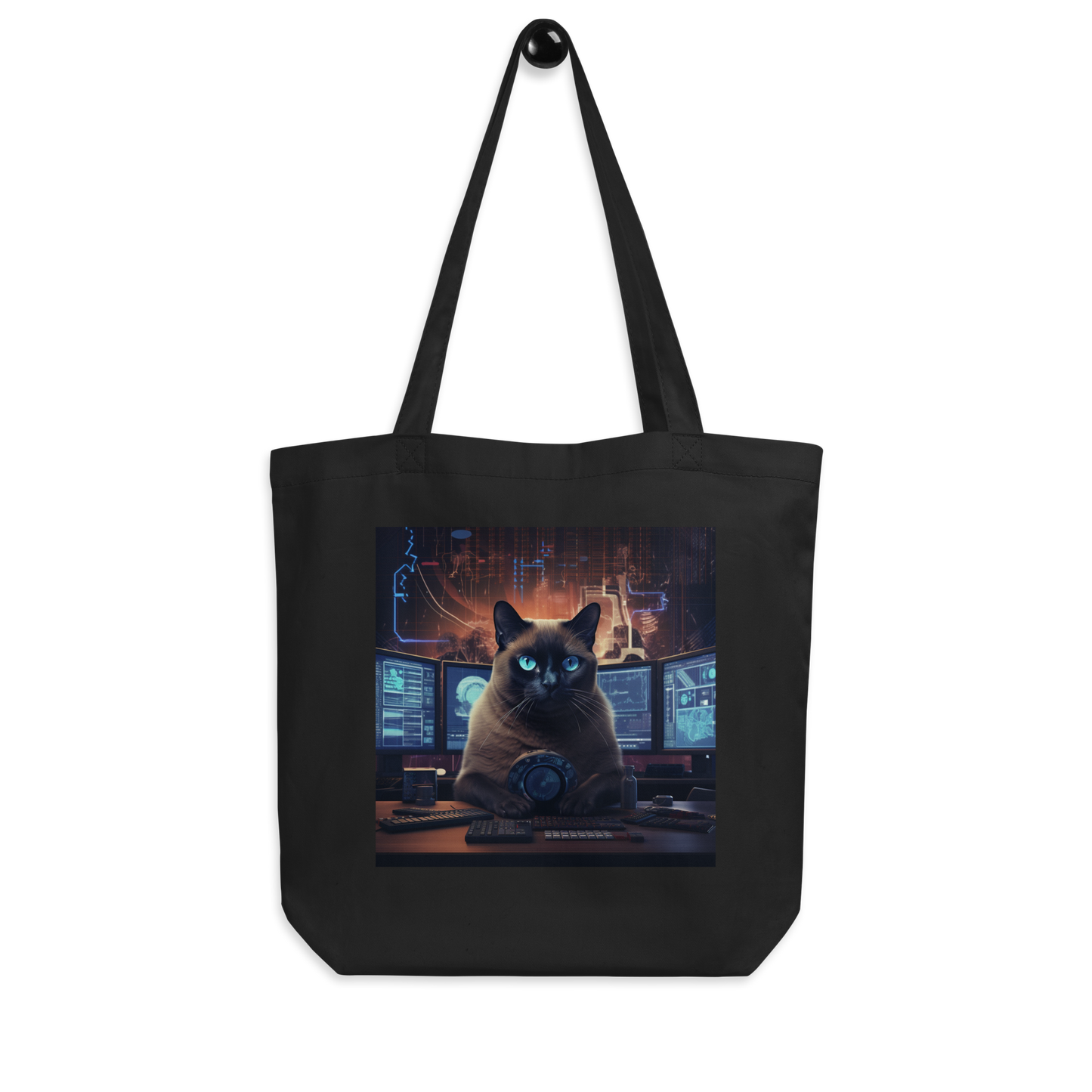 Siamese Stock Trader Eco Tote Bag