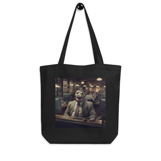 Hippo Stock Trader Eco Tote Bag