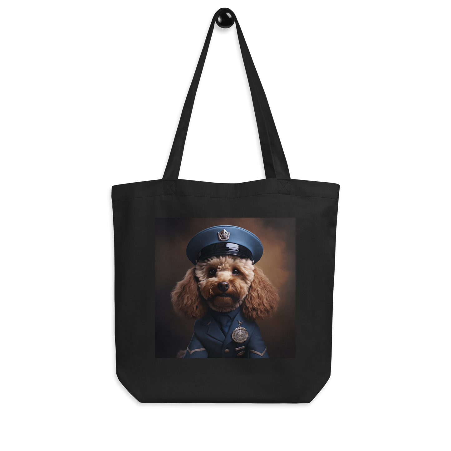 Poodle Air Force Officer Eco Tote Bag