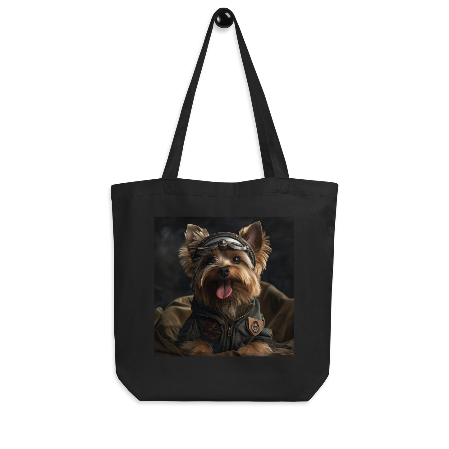 Yorkshire Terrier Air Force Officer Eco Tote Bag