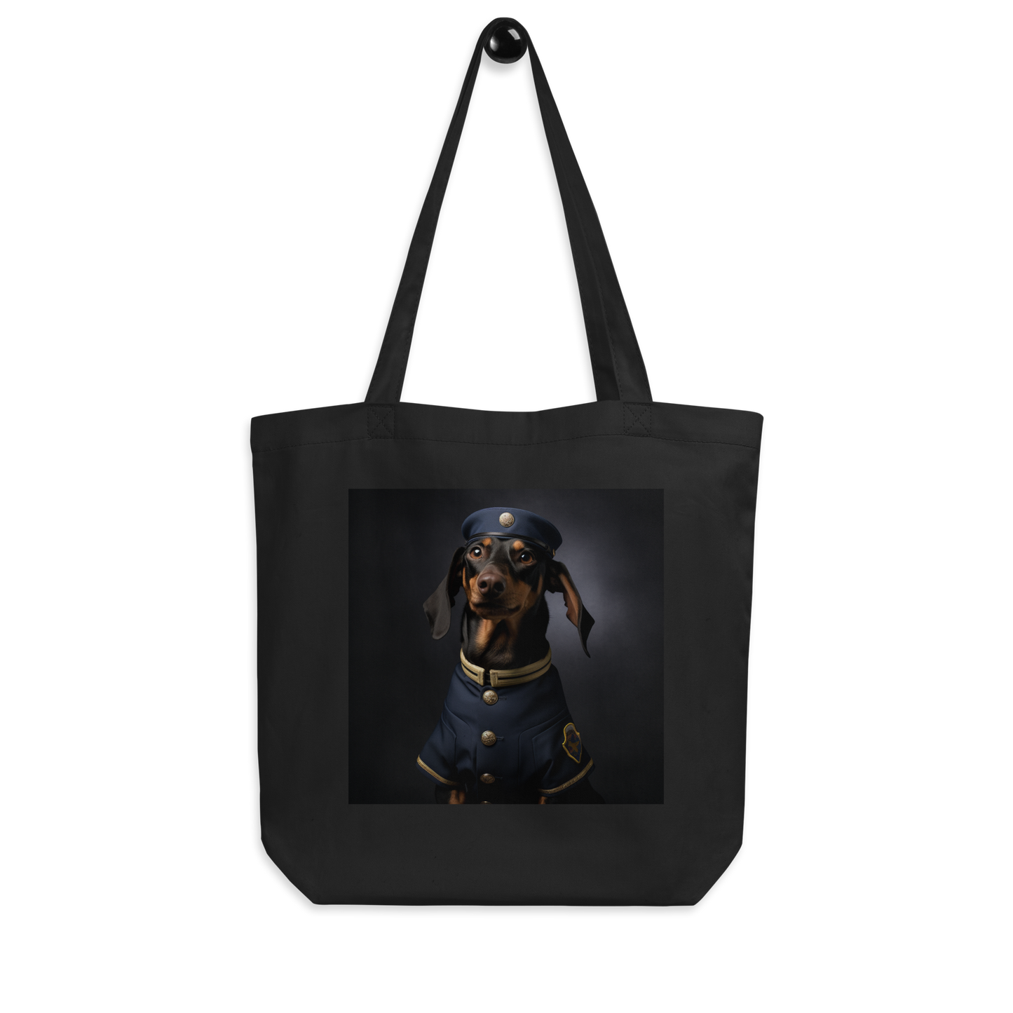 Dachshund Air Force Officer Eco Tote Bag