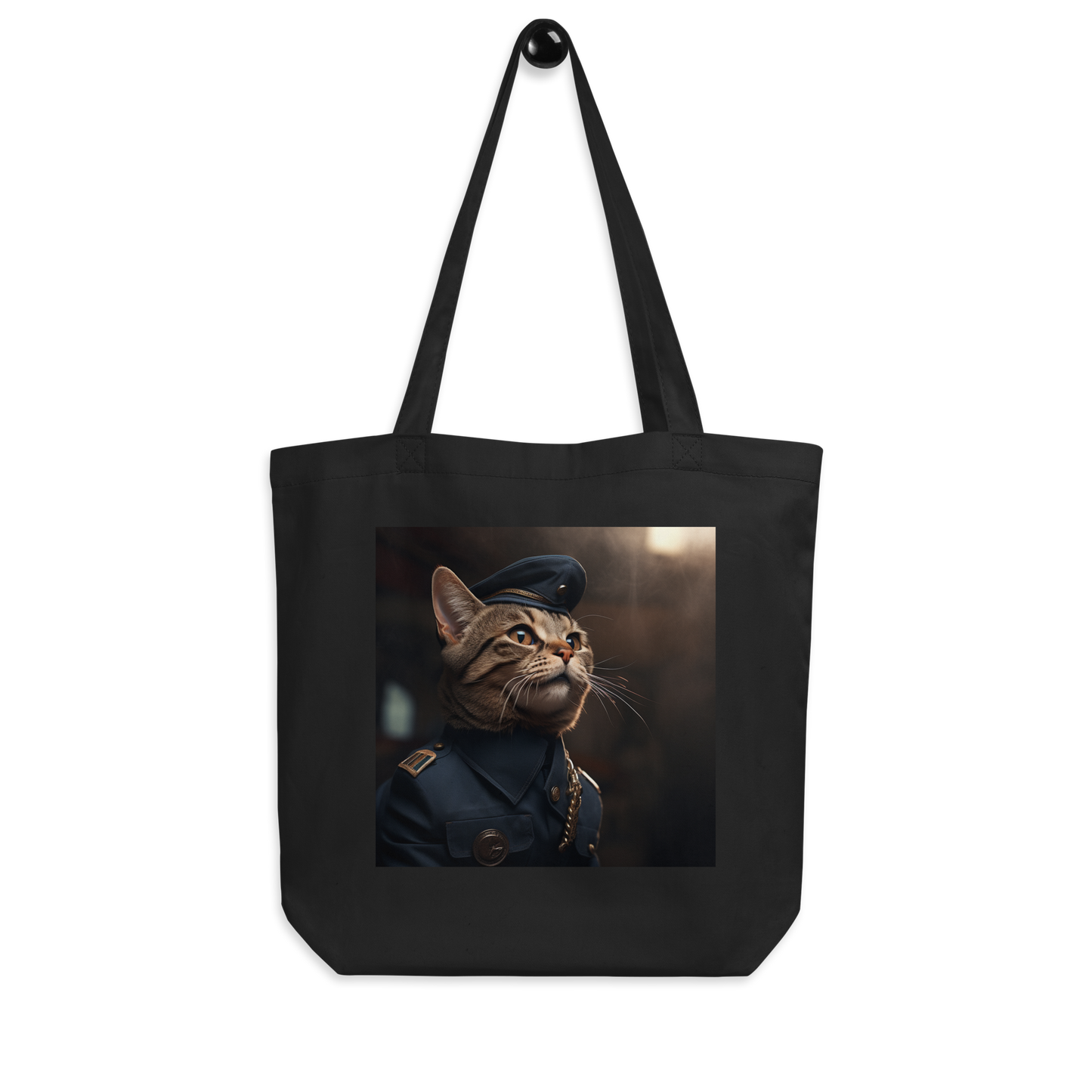 Domestic Shorthair Air Force Officer Eco Tote Bag