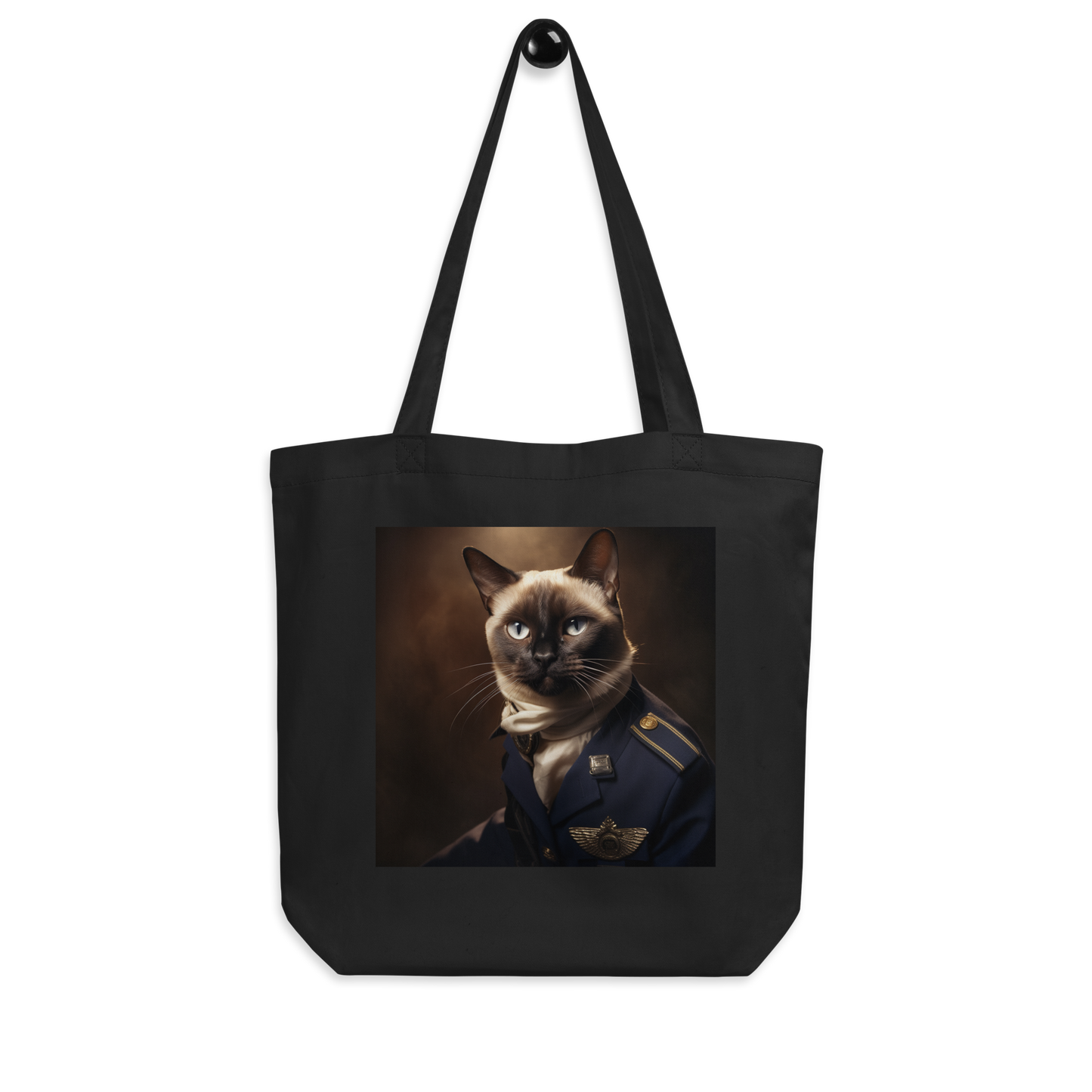 Siamese Air Force Officer Eco Tote Bag