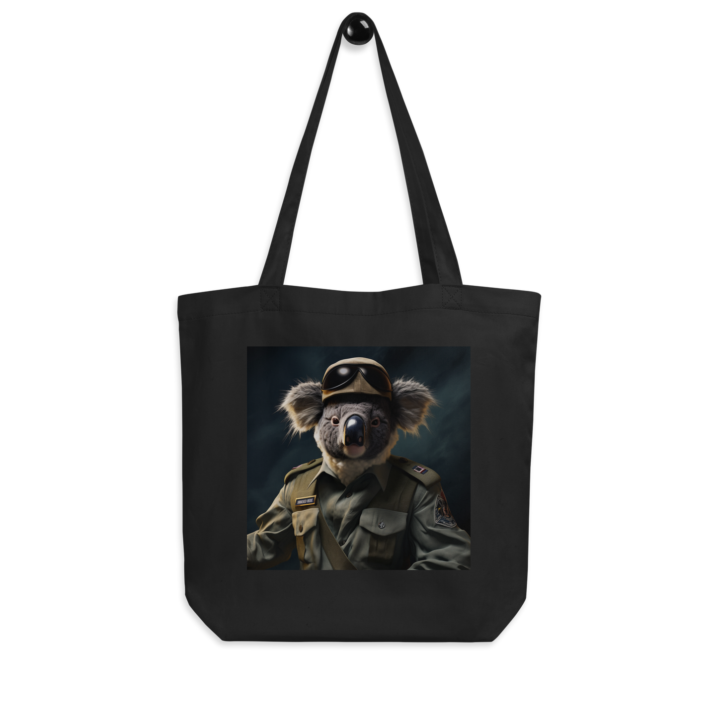 Koala Air Force Officer Eco Tote Bag