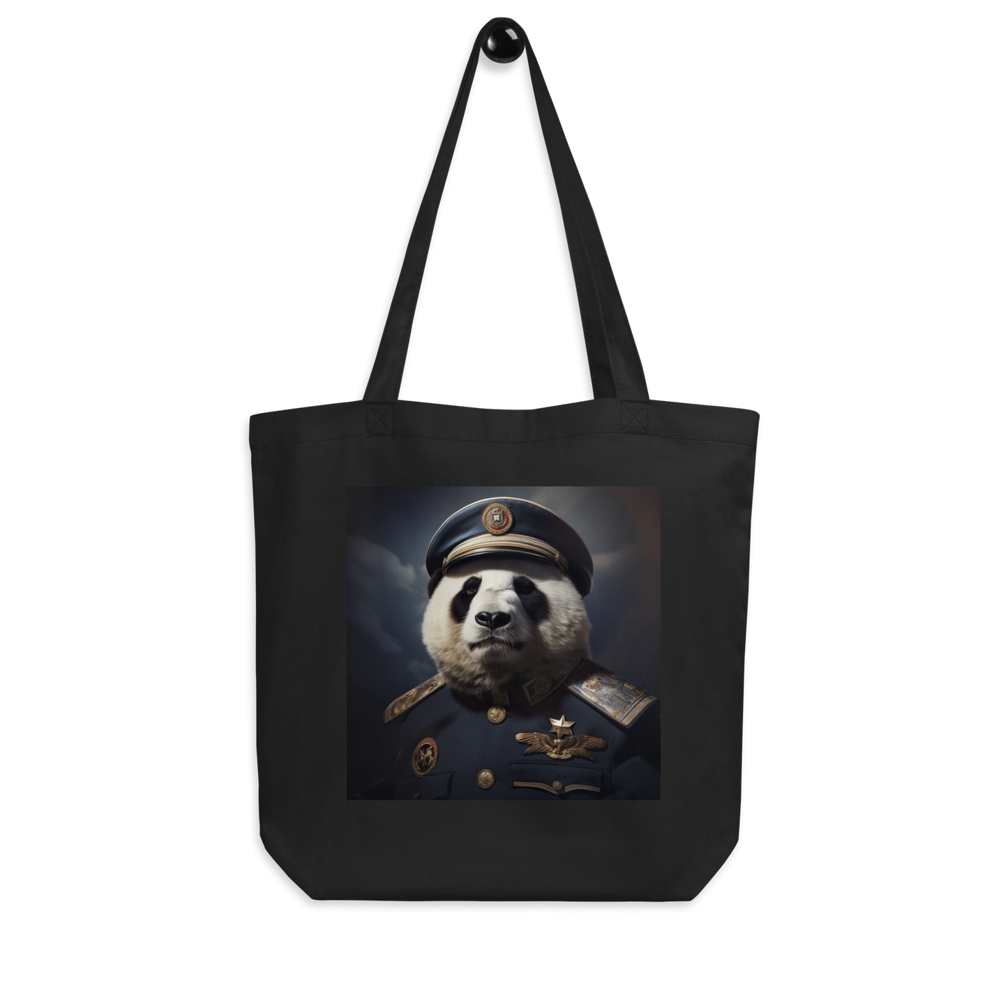 Panda Air Force Officer Eco Tote Bag