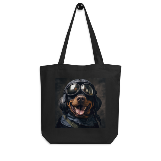 Rottweiler Airline Pilot Eco Tote Bag