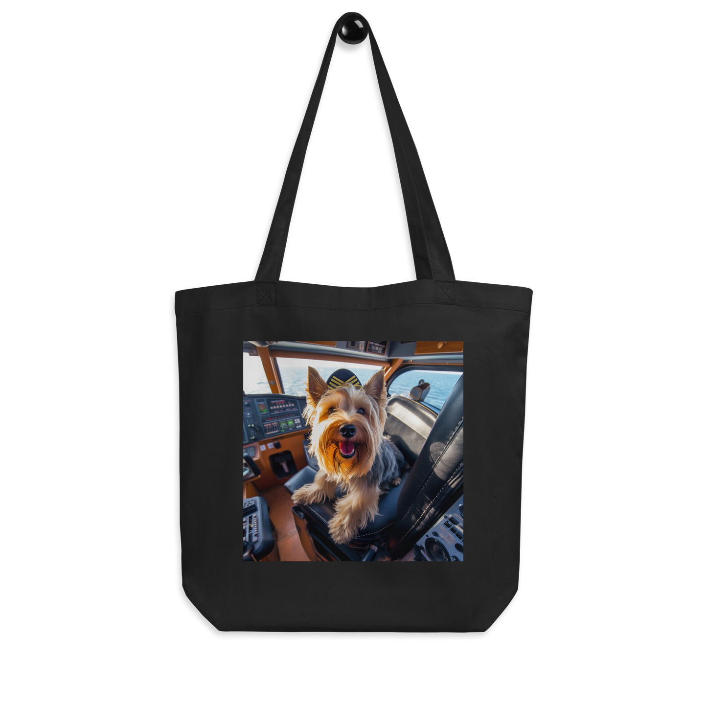 Yorkshire Terrier Airline Pilot Eco Tote Bag