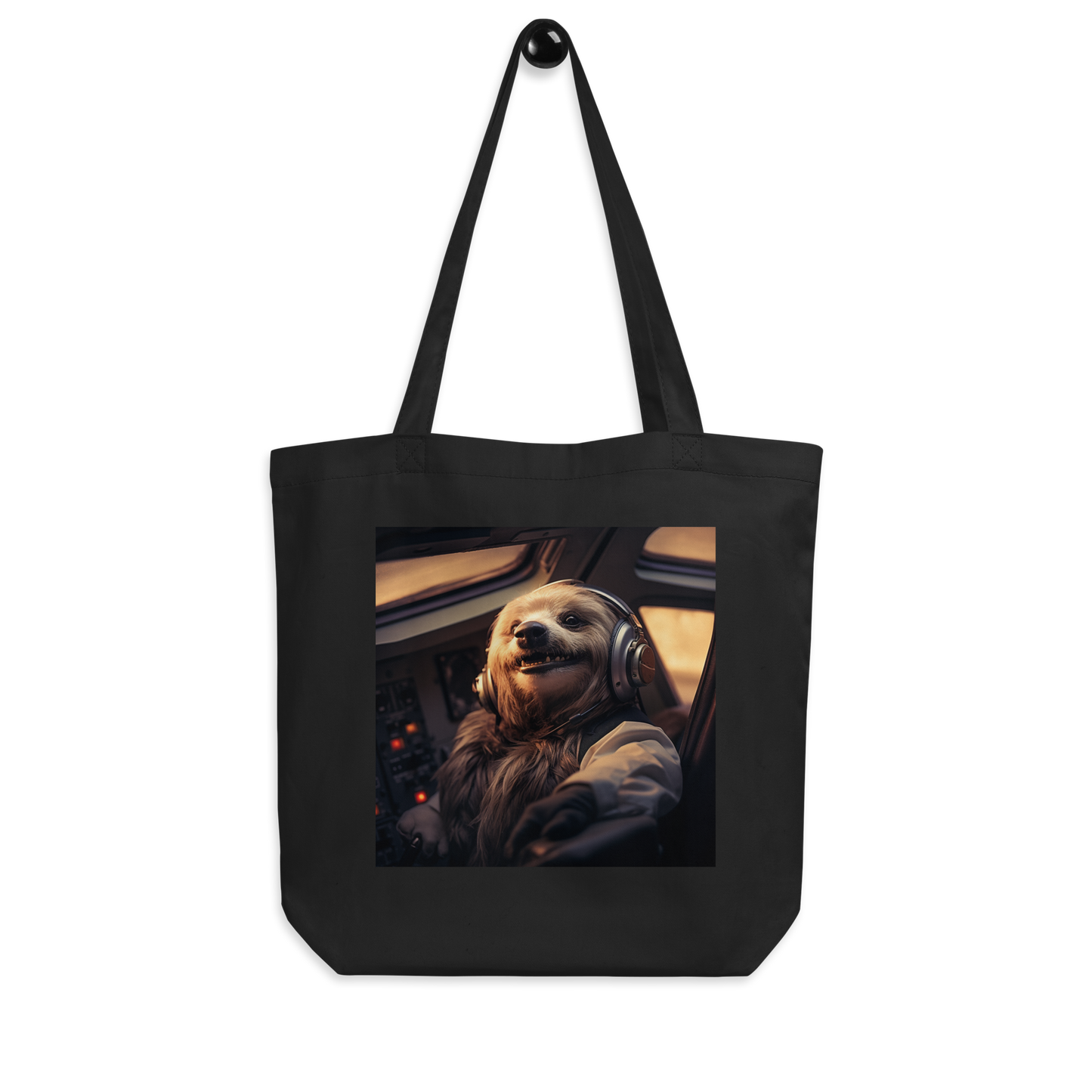 Sloth Airline Pilot Eco Tote Bag