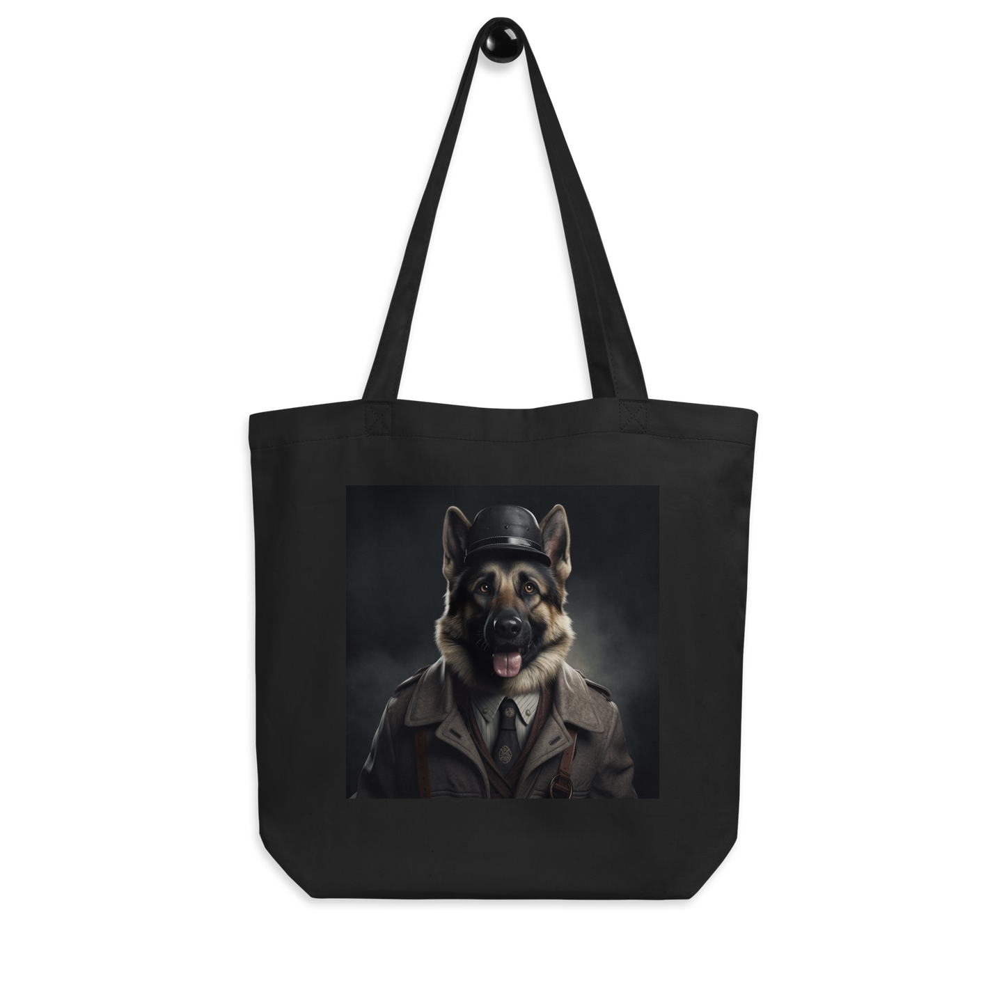 German Shepherd Detective Eco Tote Bag