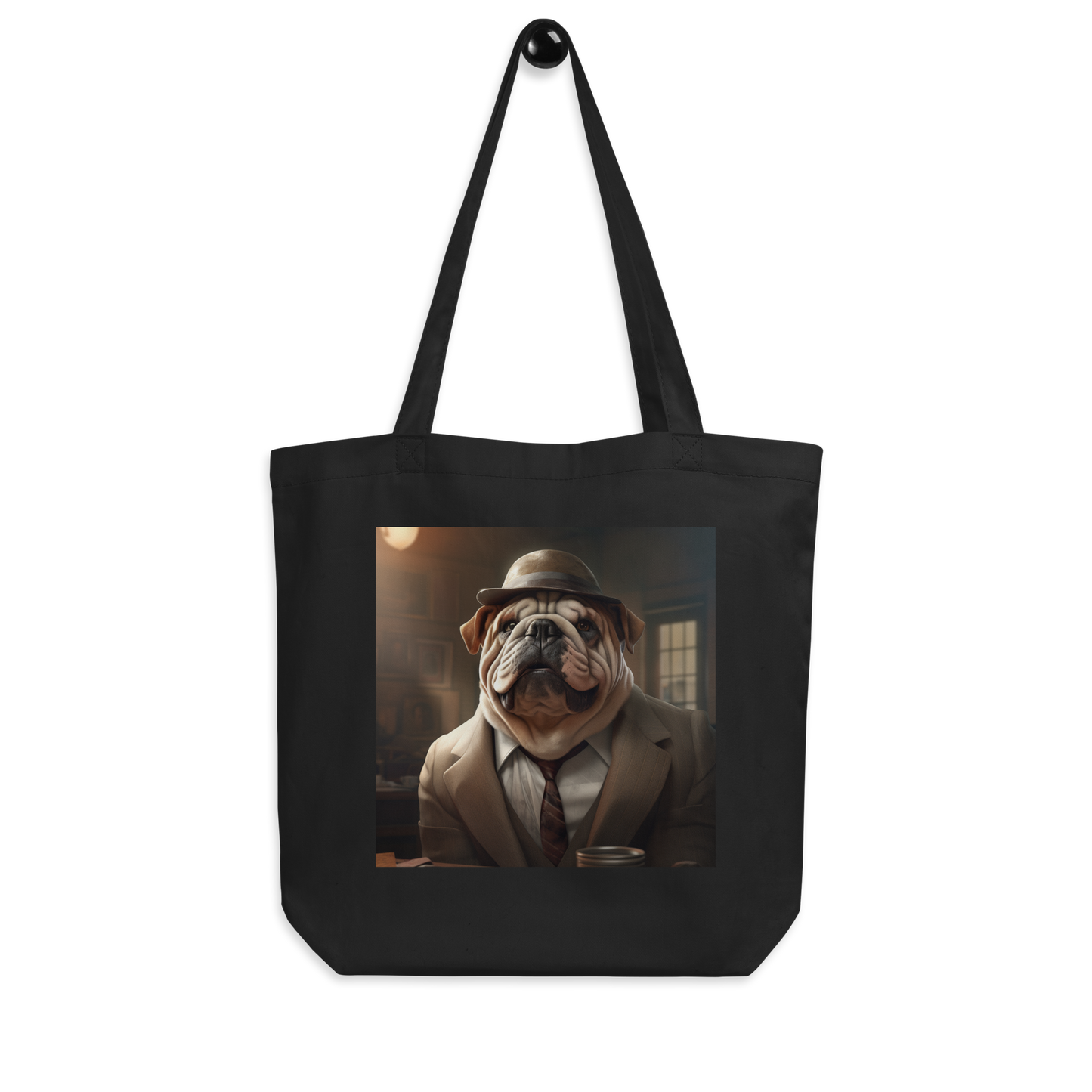 Bulldog Detective Eco Tote Bag