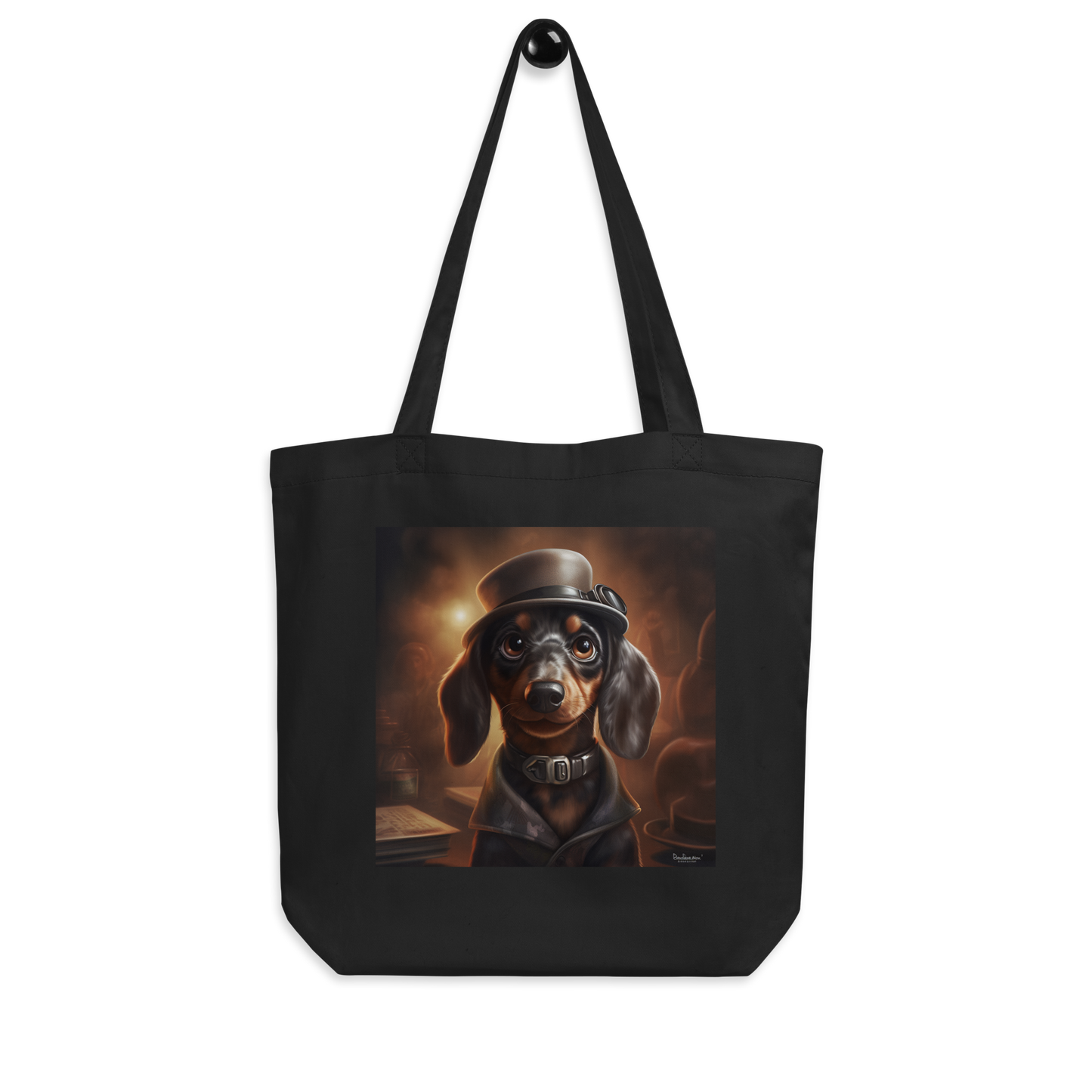 Dachshund Detective Eco Tote Bag