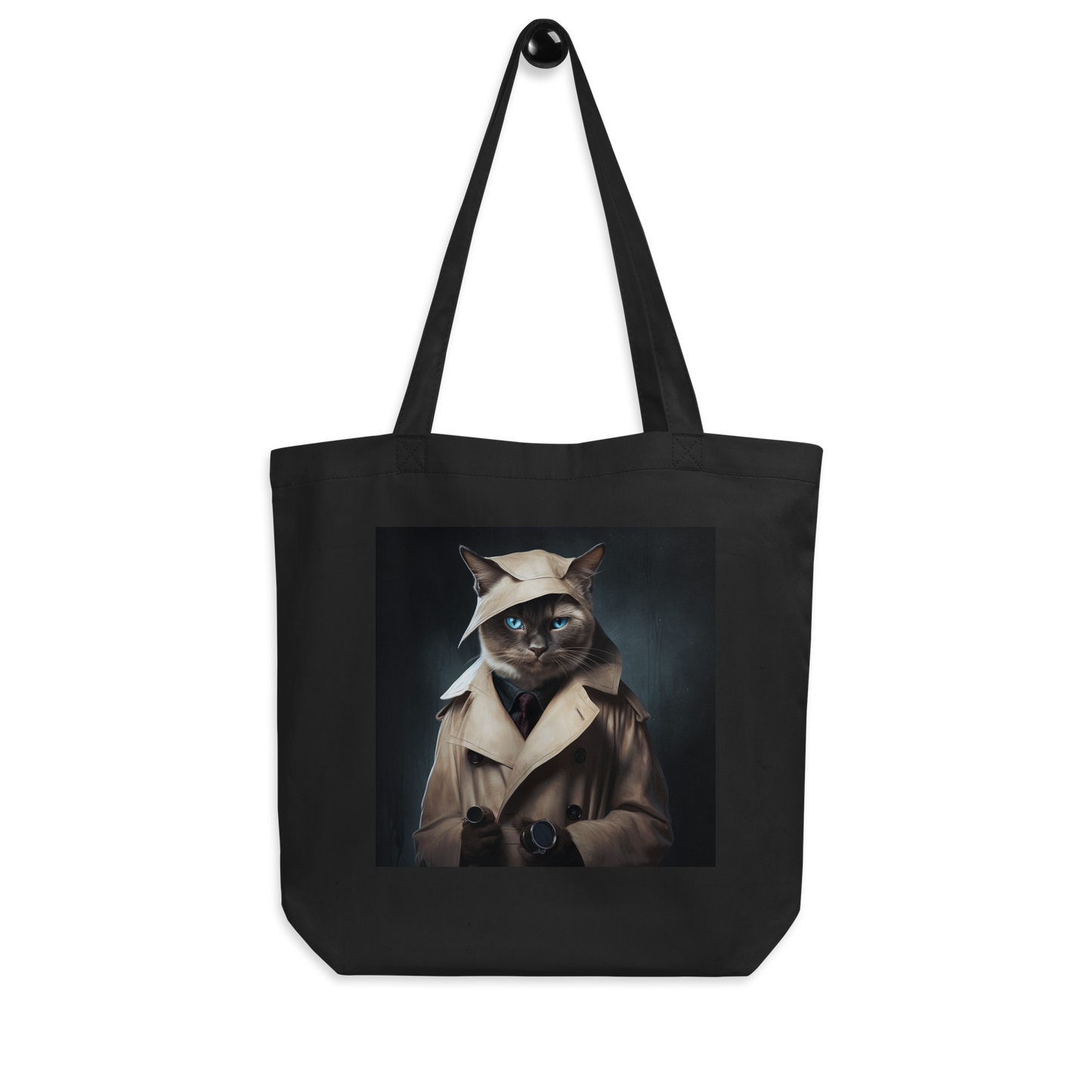 Siamese Detective Eco Tote Bag