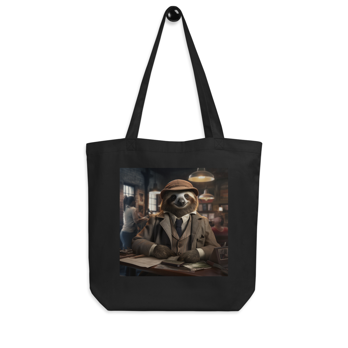 Sloth Detective Eco Tote Bag