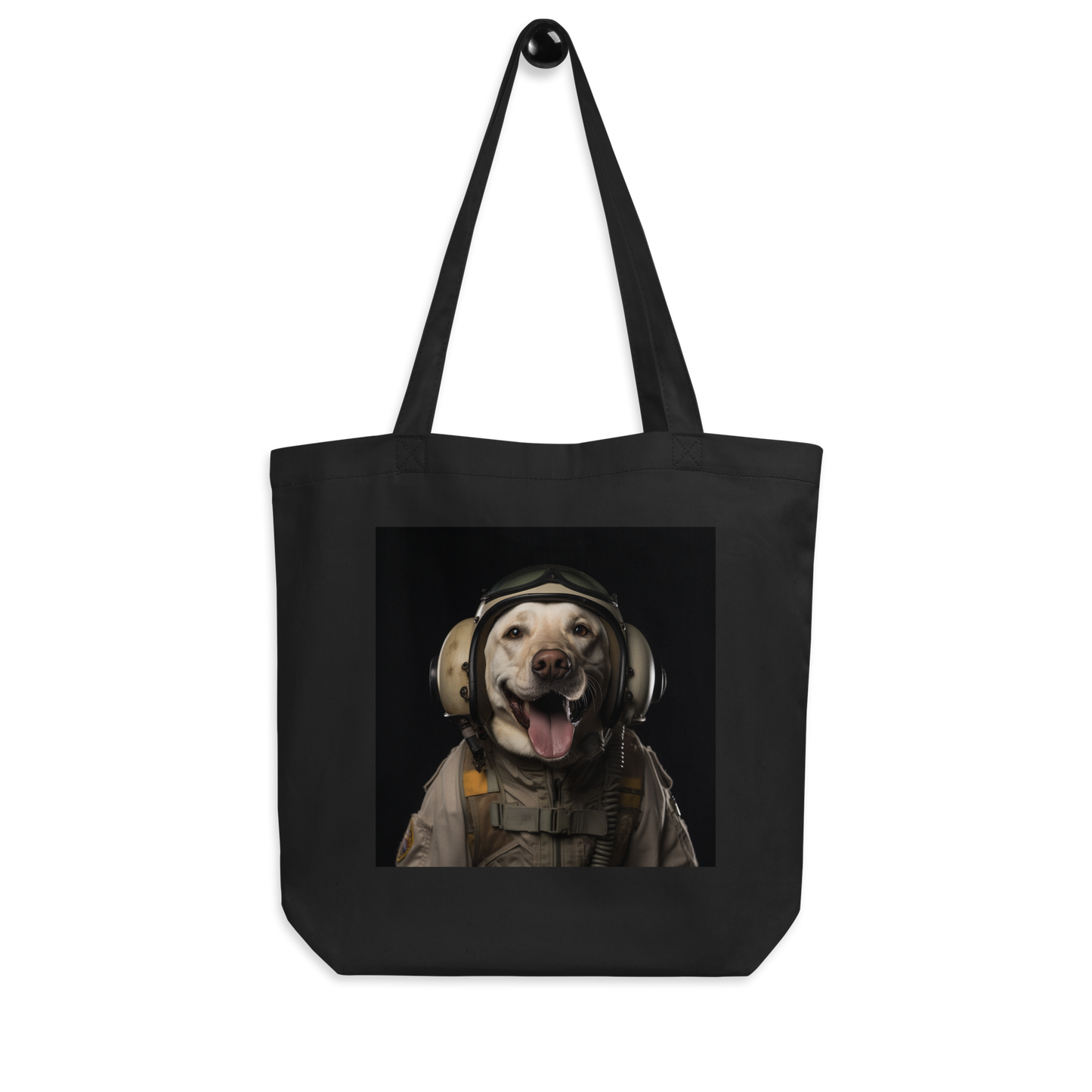 Labrador Retriever Military Person Eco Tote Bag