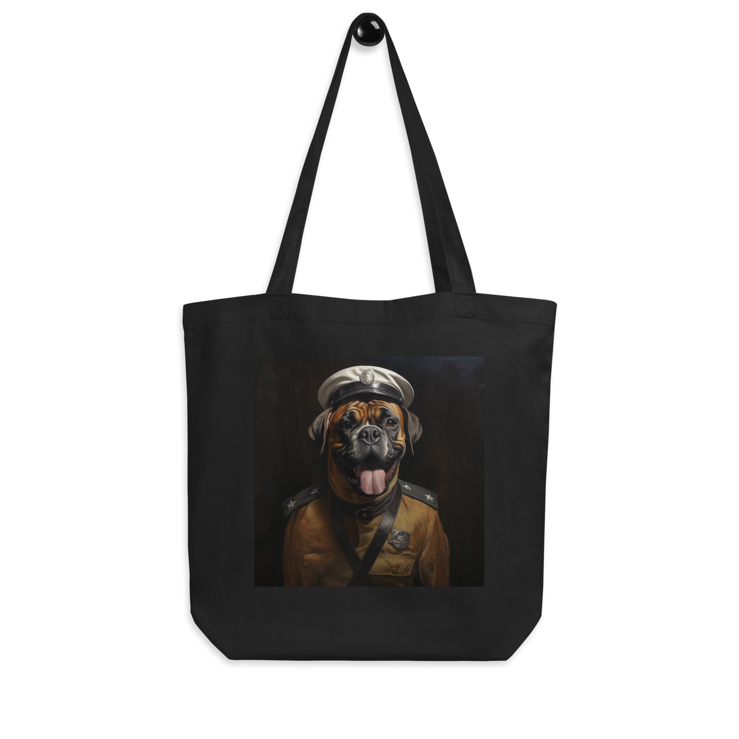 Boxer Military Person Eco Tote Bag