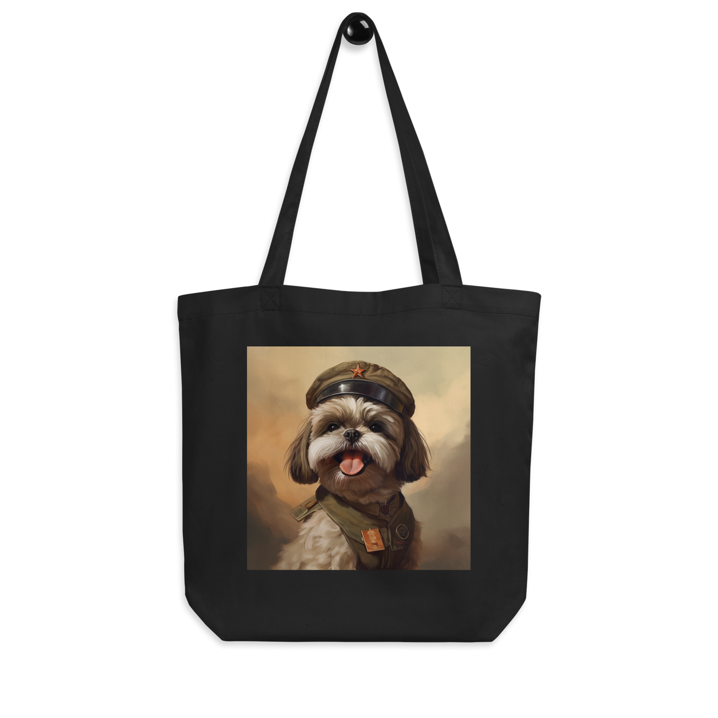 Shih Tzu Military Person Eco Tote Bag