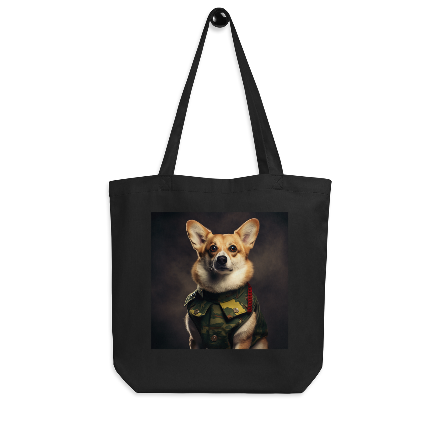 Pembroke Welsh Corgi Military Person Eco Tote Bag