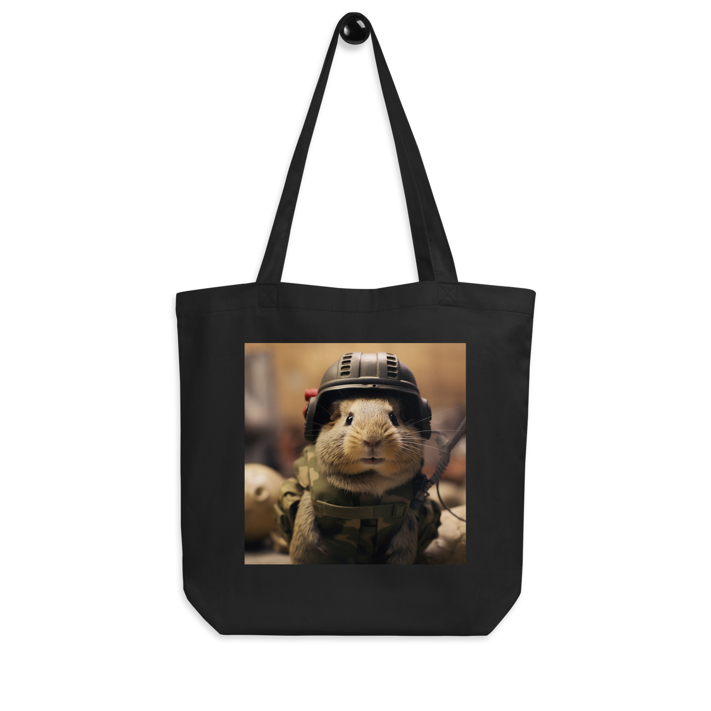 Guinea Pigs Military Person Eco Tote Bag