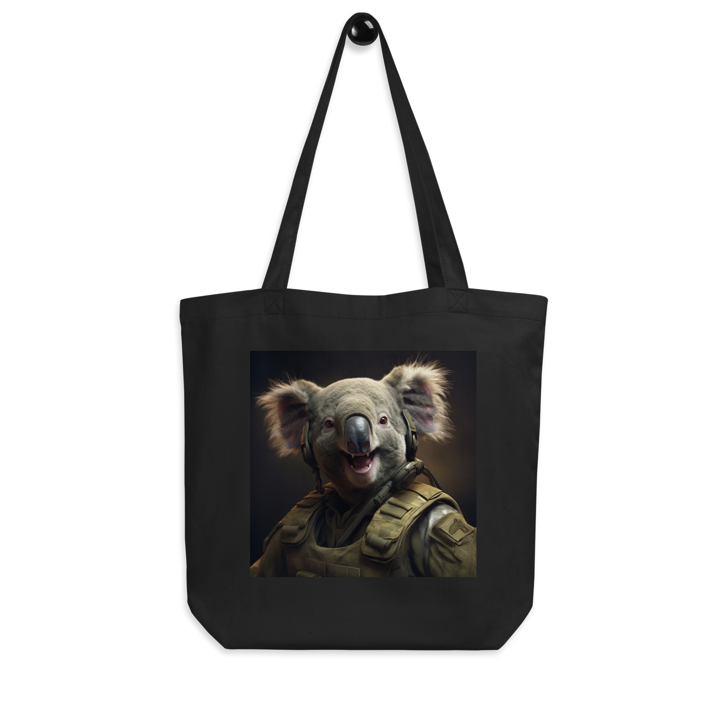 Koala Military Person Eco Tote Bag