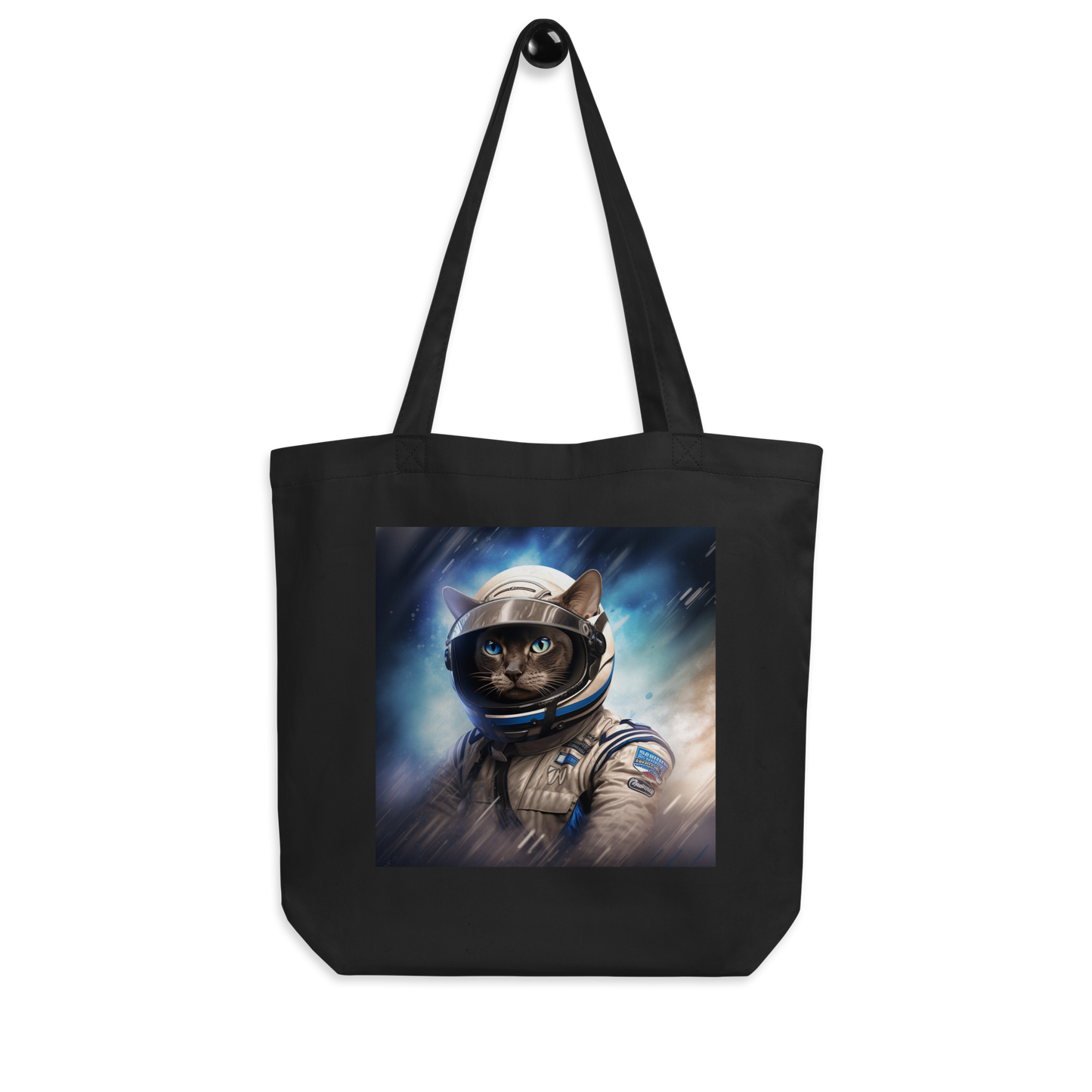 Siamese F1 Car Driver Eco Tote Bag